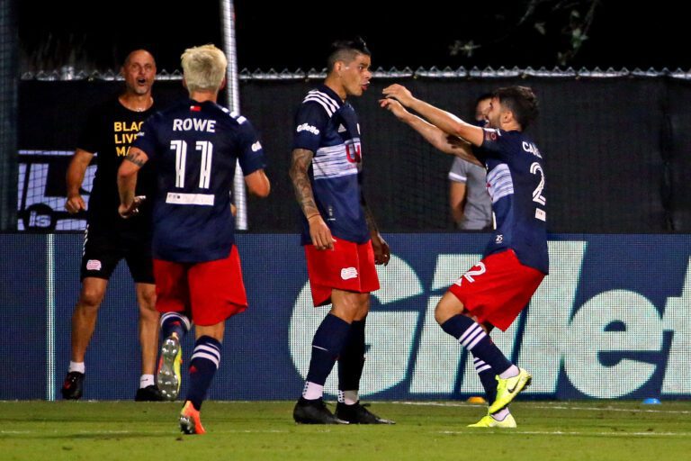 Revs sufoca Montreal e conquista a  vitoria na estréia do MLS Is Back