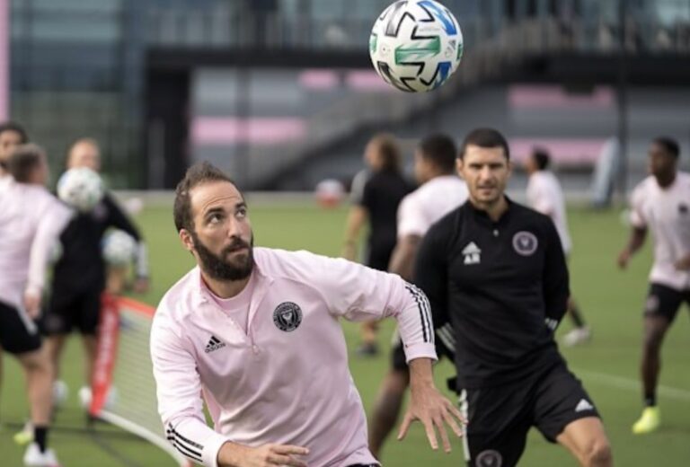 Regularizado, Higuaín reforça o ataque do Inter Miami contra o Philadelphia Union