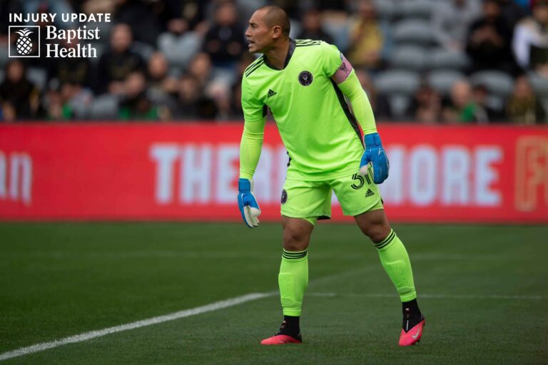 Goleiro do Inter Miami CF sofre lesão e será avaliado