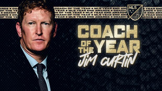 Jim Curtin foi eleito o melhor técnico da temporada regular da MLS