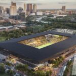 Visão Sudeste do novo estádio do Columbus Crew