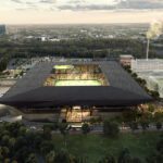 Visão sul do novo estádio do Columbus Crew