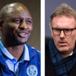 Montagem Patrick Vieira e Laurent Blanc