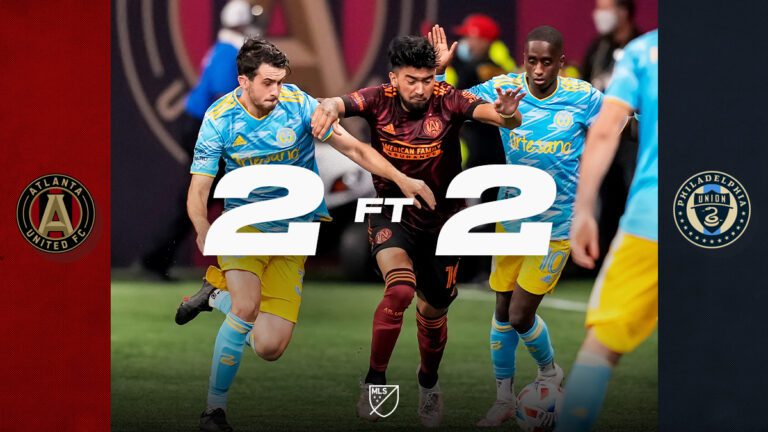 Em jogo emocionante, Atlanta United empata contra o Philadelphia Union