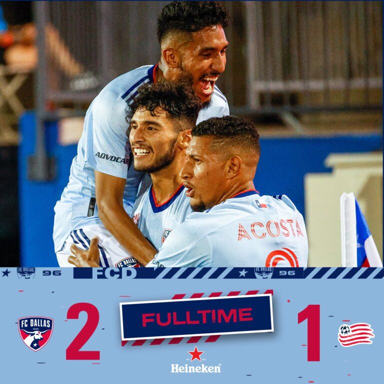 Com dois gols de Pepi, FC Dallas, então lanterna do Oeste, vence o Revolution