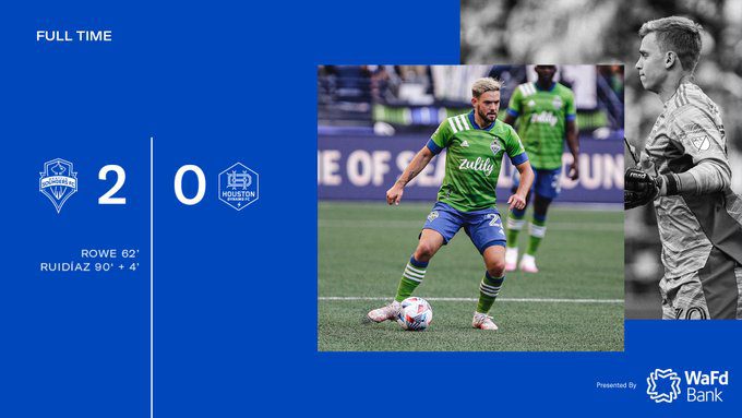 Seattle Sounders vence Houston Dynamo e estabelece novo recorde de invencibilidade neste início de temporada