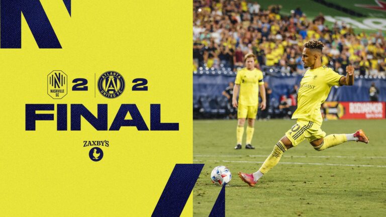 Atlanta United sai na frente, leva virada, mas Nashville SC cede empate na parte final