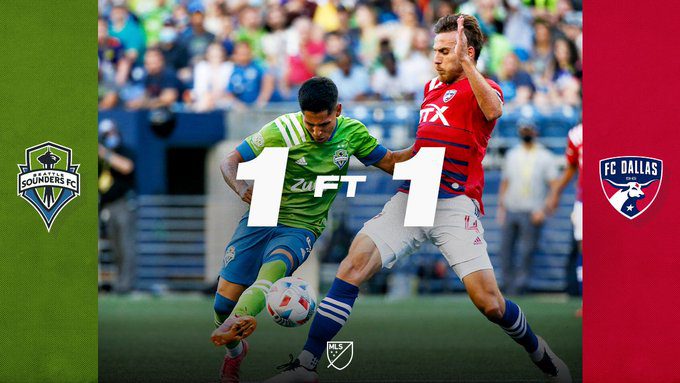 Seattle Sounders domina, mas não passa de um empate com o FC Dallas