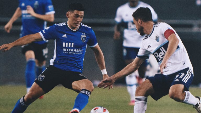 San Jose Earthquakes empata com o Vancouver Whitecaps na abertura da Semana 19 da MLS