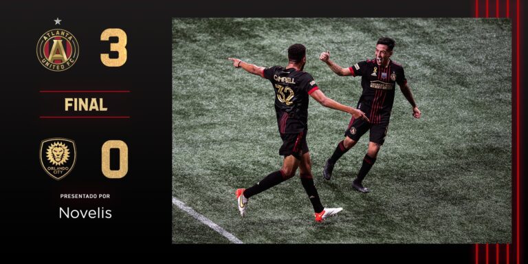 Imponente! Atlanta United despacha Orlando City e se aproxima da zona de playoffs