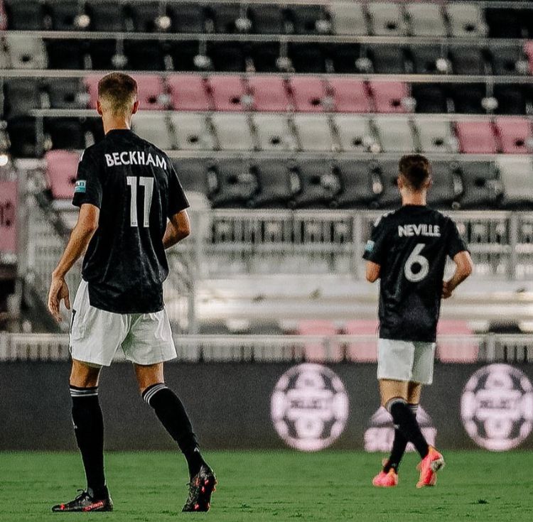 Filhos de Beckham e Neville estreiam na terceira divisão americana pelo time B do Inter Miami