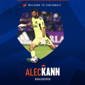 FC Cincinnati anuncia a contratação de goleiro ex-Atlanta United