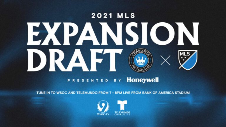 Veja quem foi escolhido pelo Charlotte FC no Draft de Expansão 2021 da MLS