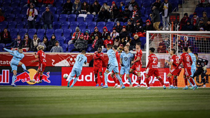 Fora de casa, Minnesota United derrota o New York Red Bulls e fatura a primeira na temporada