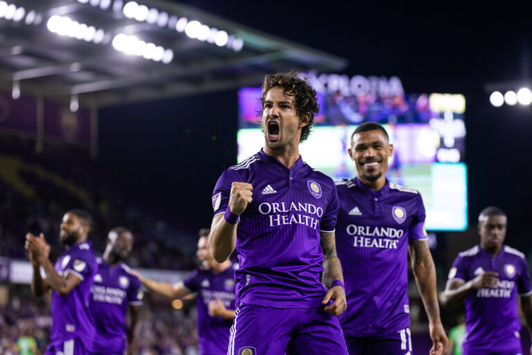 Alexandre Pato comemora gol do Orlando City