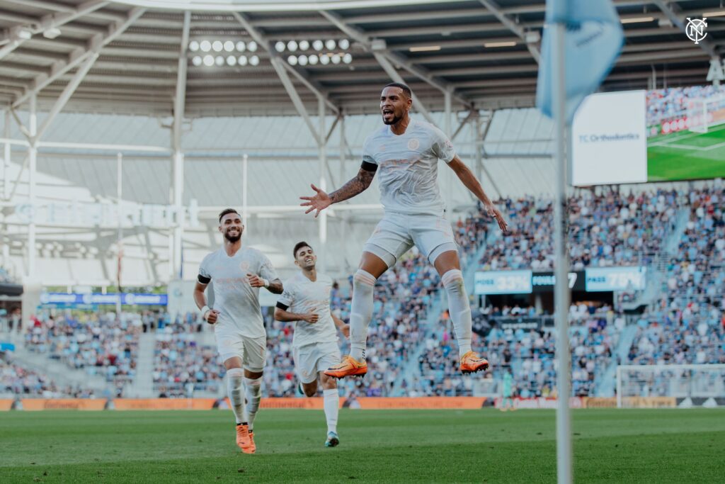 Rodada 14 da MLS 2022: Callens comemora gol do New York City FC sobre o Minnesota United