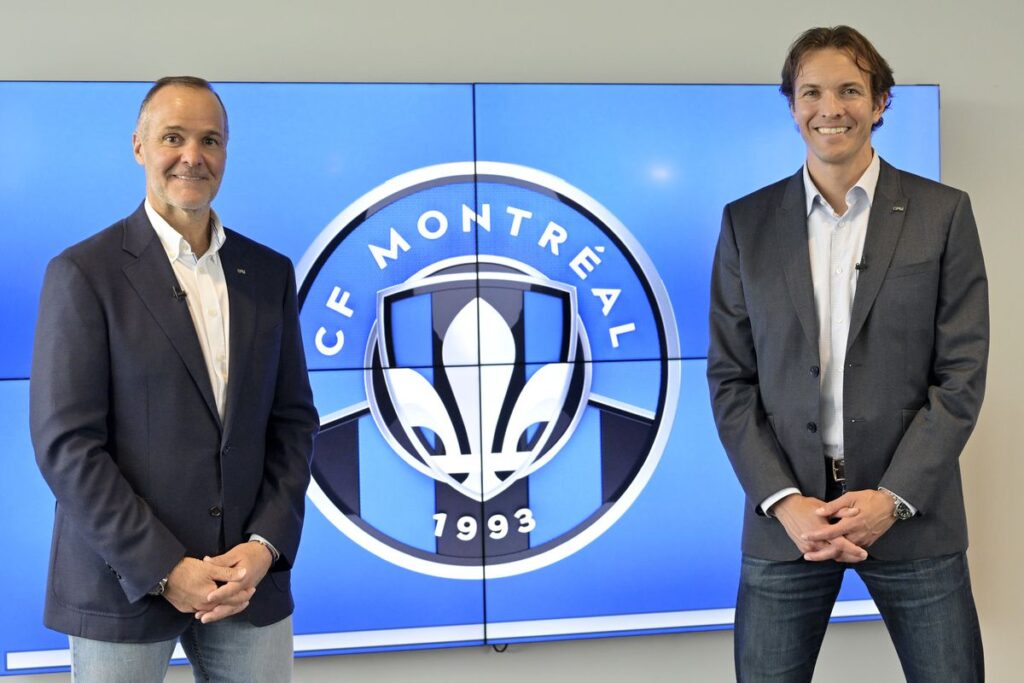 Joey Saputo e Gabriel Gervais, presidentes do CF Montréal