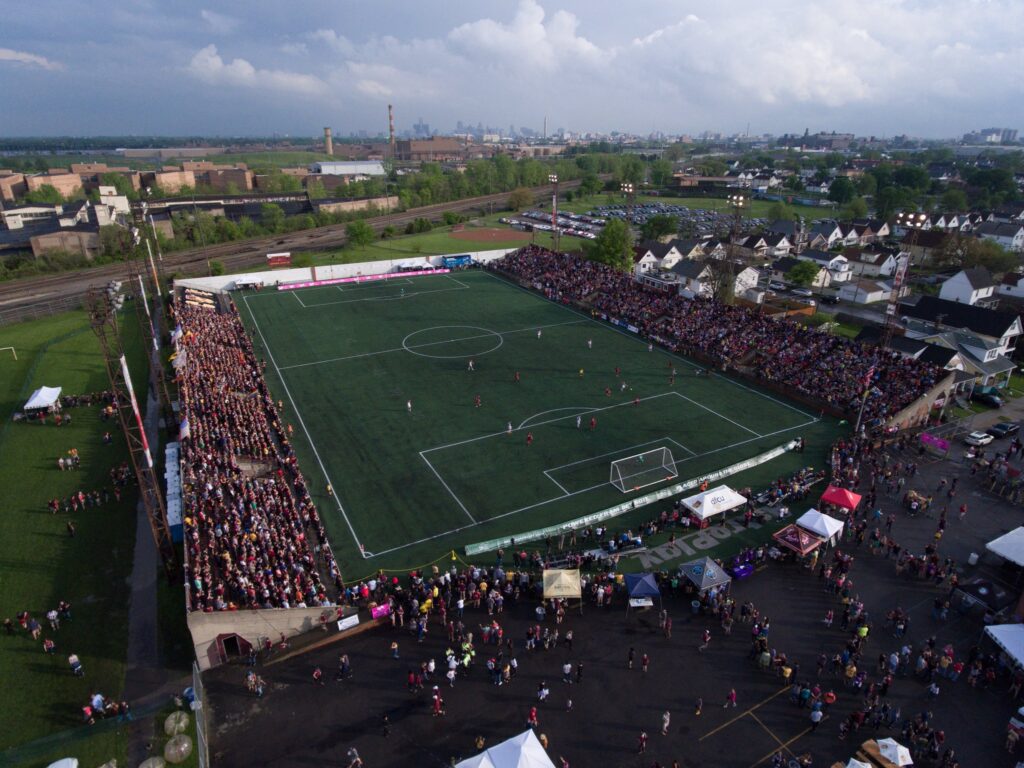 Keyworth Stadium, casa do Detroit City FC, que recebe o Louisville City pela US Open Cup (Twitter Detroit City)