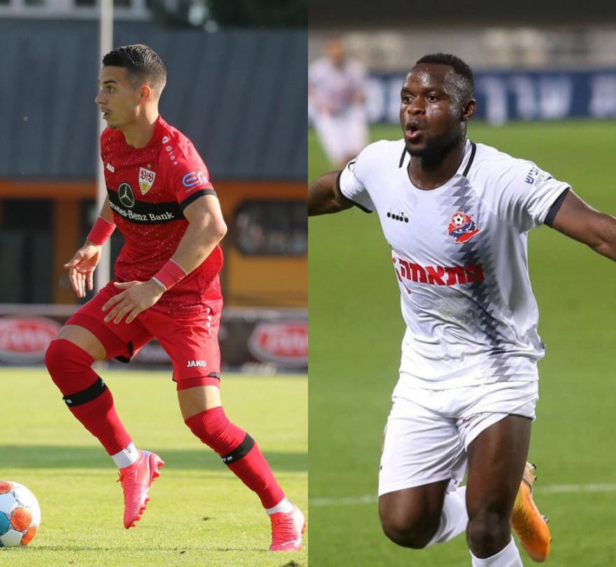 Erik Thommy, a esquerda, e William Agada, a direita, são novos reforços do Sporting KC