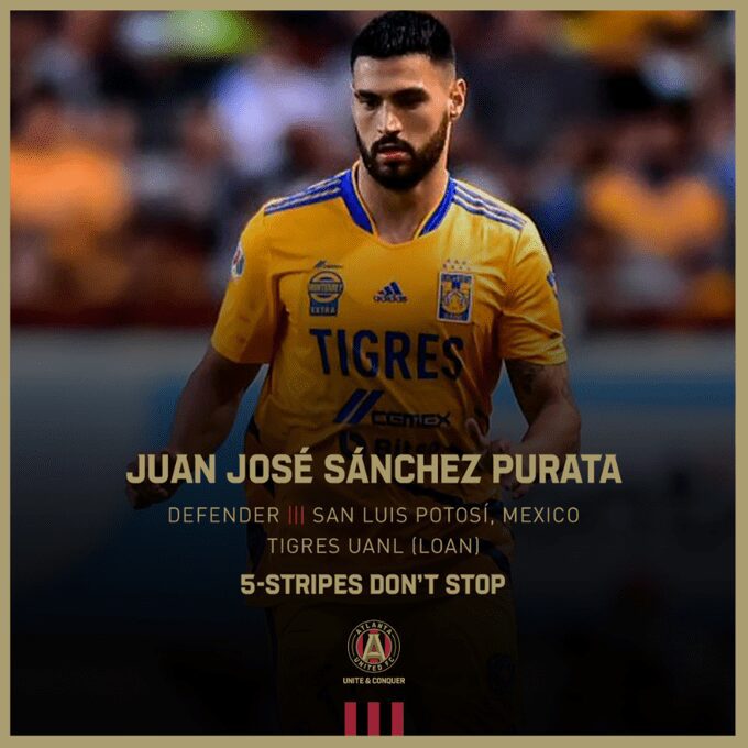 Juan José Purata é anunciado como reforço do Atlanta United