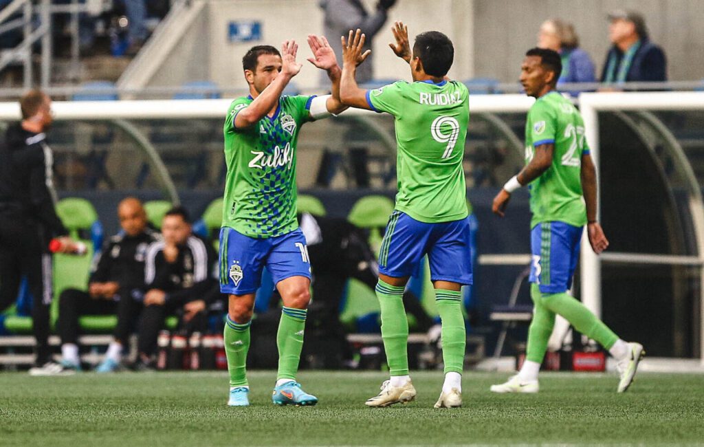 Seattle Sounders x Vancouver Whitecaps - Ruidiaz e Lodeiro