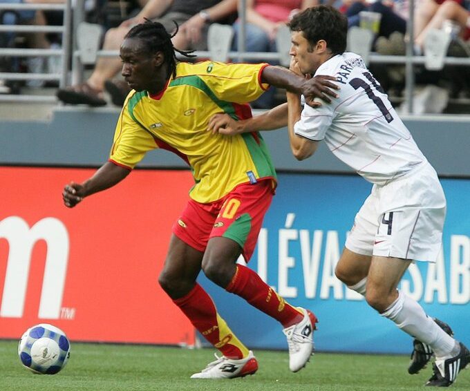 Seleção dos Estados Unidos enfrentando Granada, em 2009