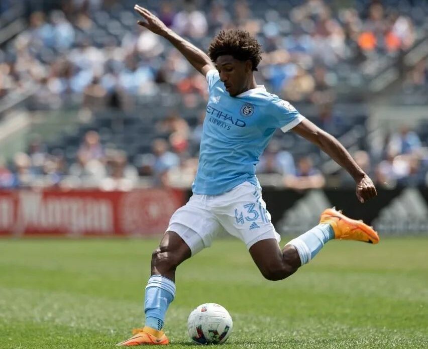 Talles Magno em ação pela camisa do New York City FC