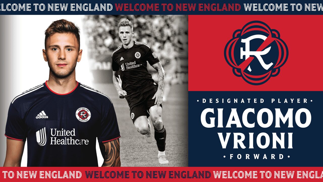 Giacomo Vrioni é escolhido como substituto de Adam Buksa no New England Revolution