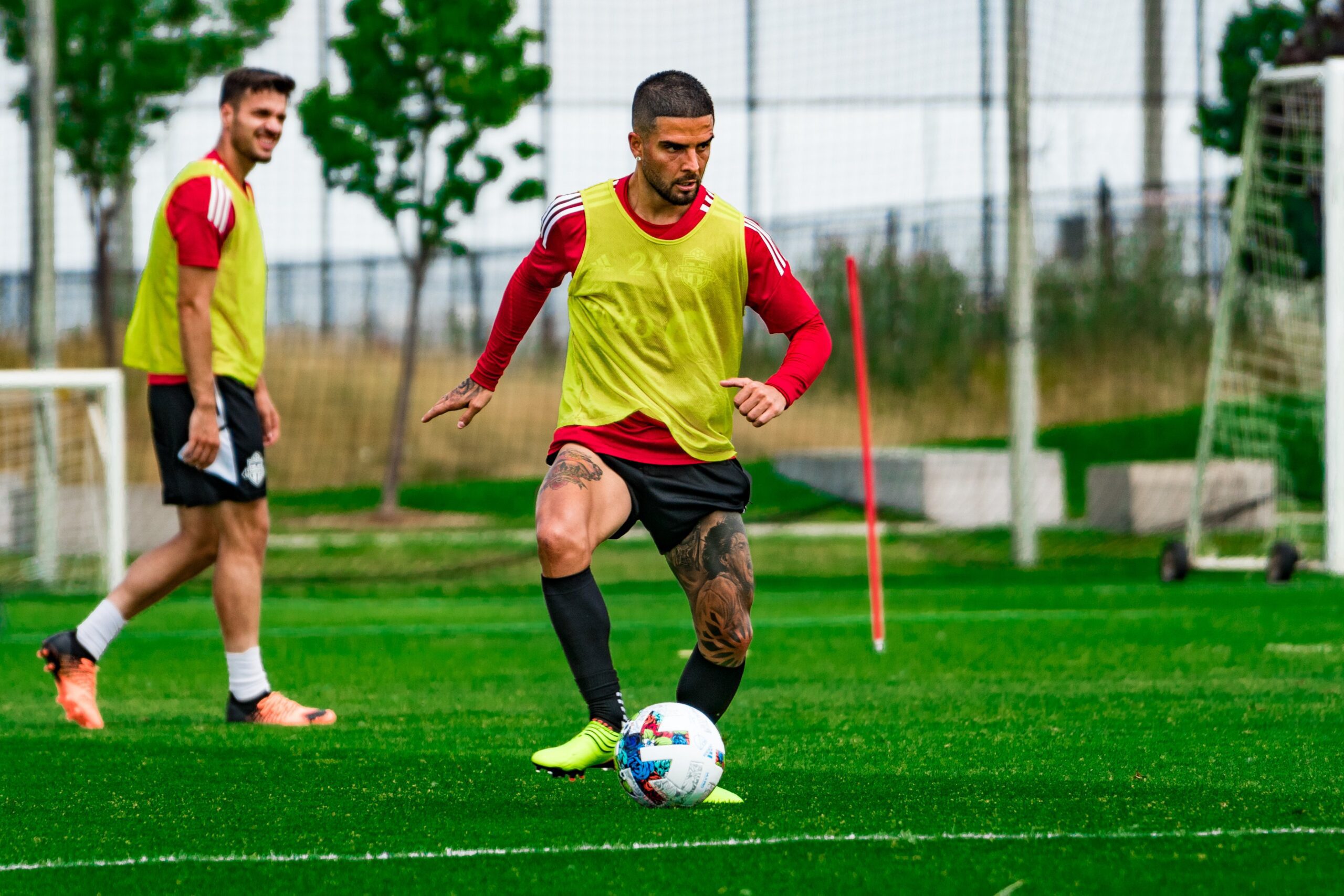 Lorenzo Insigne treinando antes de sua estreia pelo Toronto FC