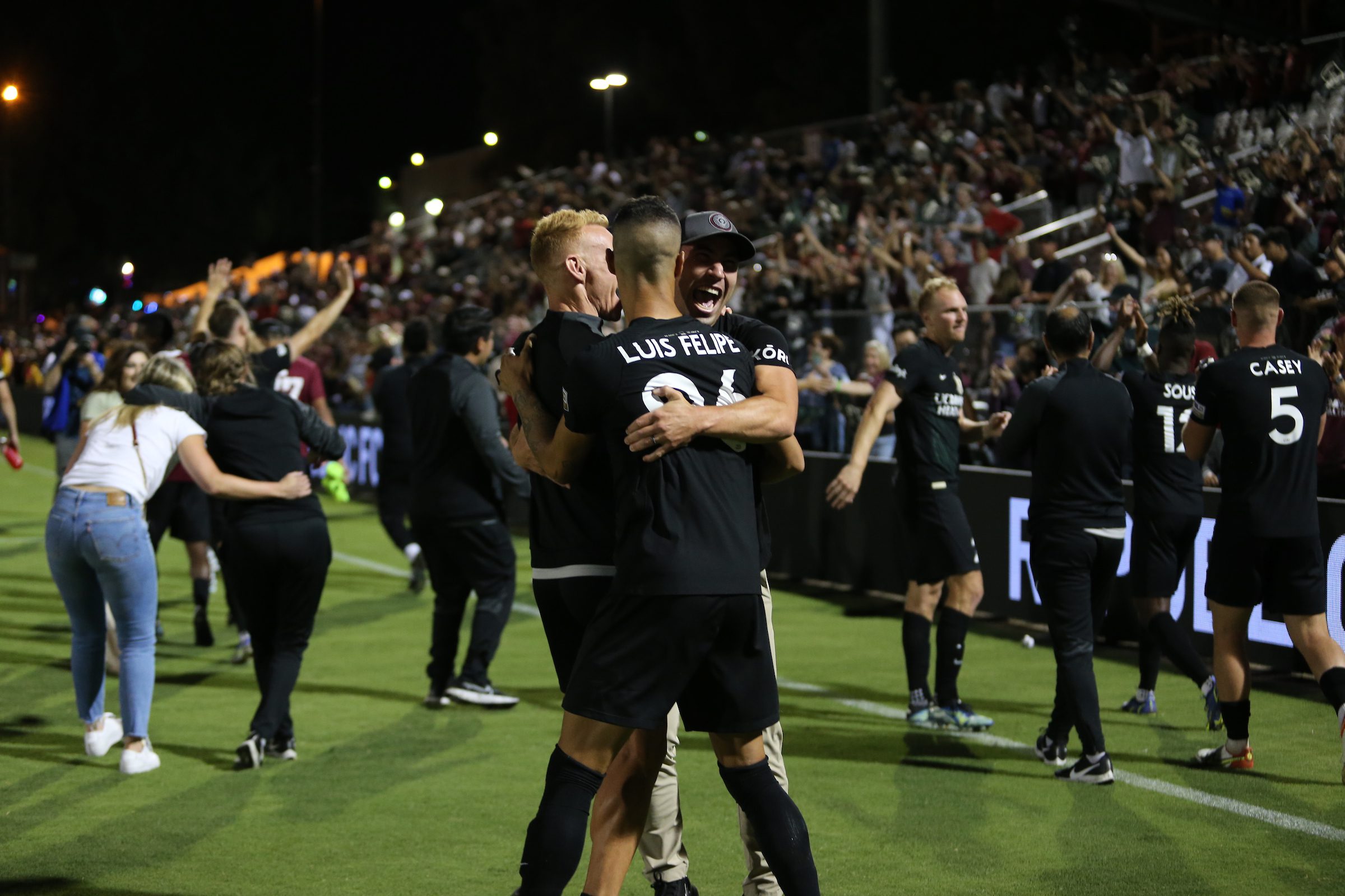 Brasilo-americano, Luís Felipe Fernandes comemora classificação do Sacramento Republic FC para a final da US Open Cup 2022
