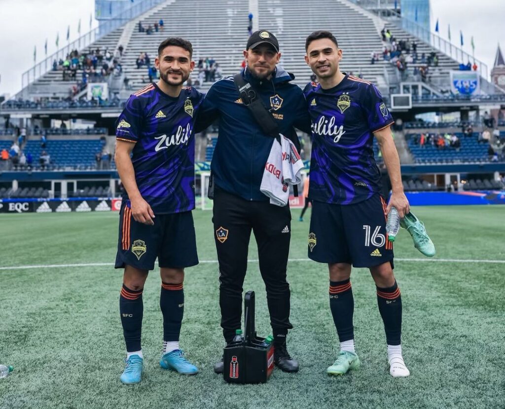 Família Roldán reunida em diferentes times da MLS