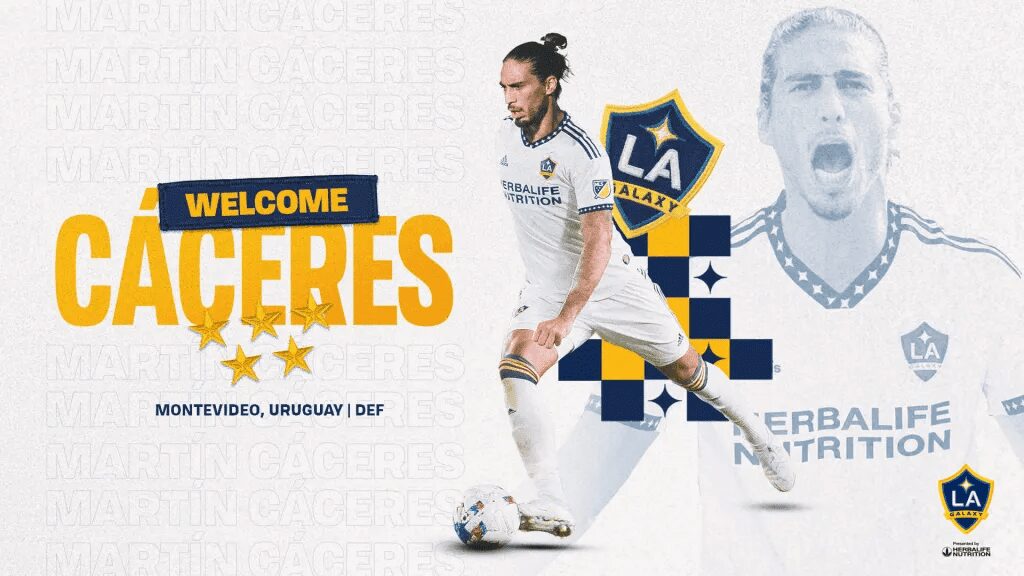 Martin Cáceres chega para reforçar setor defensivo do LA Galaxy