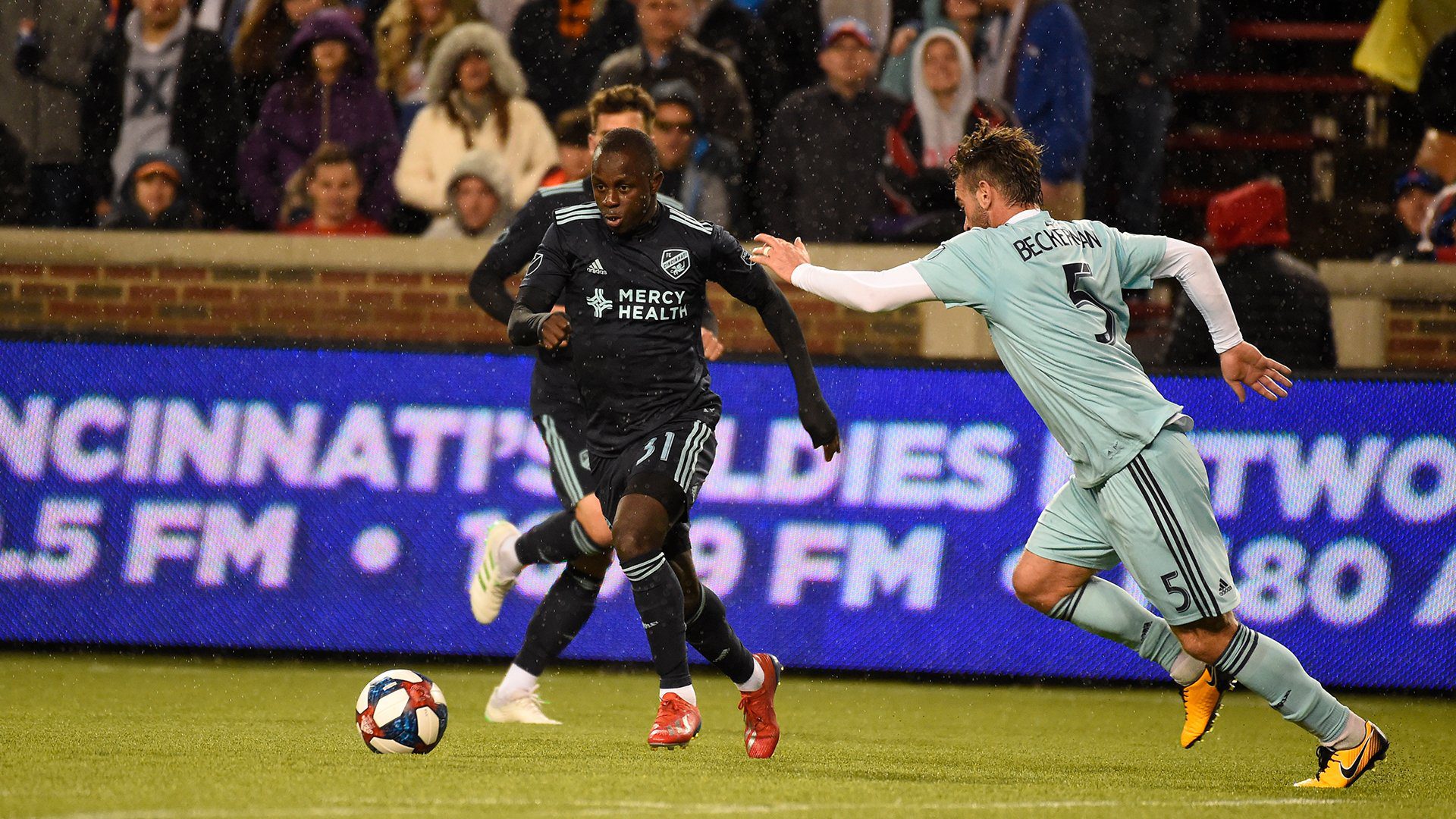 Real Salt Lake contra o FC Cincinnati em abril de 2019