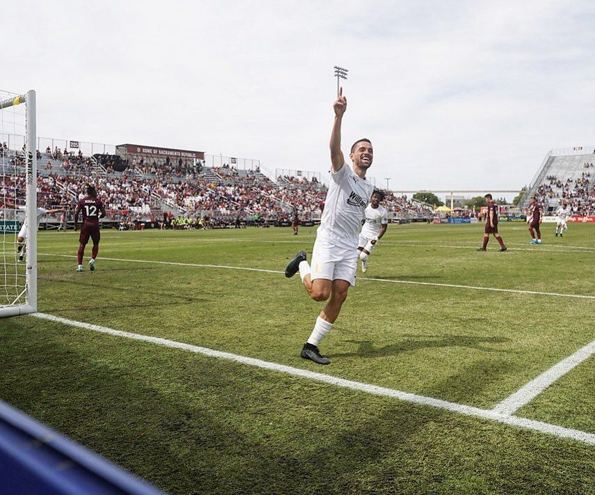 Brasileiro faz história, e se torna o maior artilheiro de clube da USL Championship 