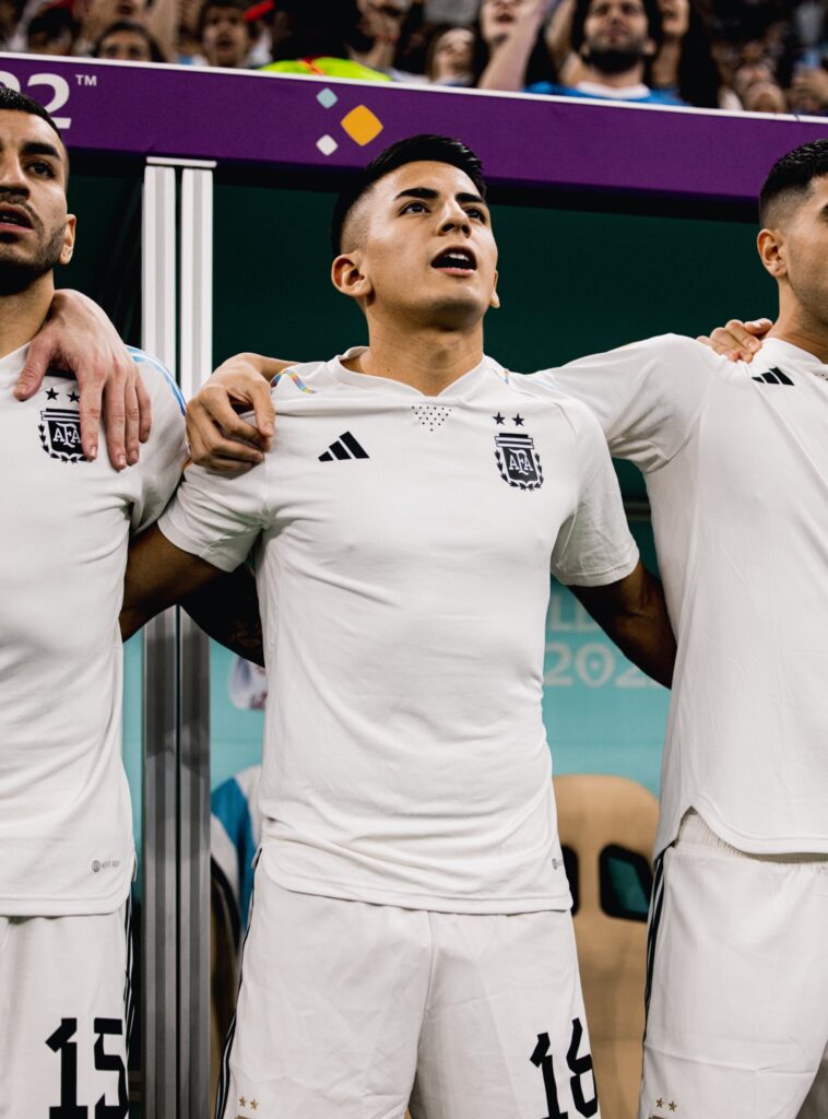 Thiago Almada pela Seleção Argentina (AFA / X)