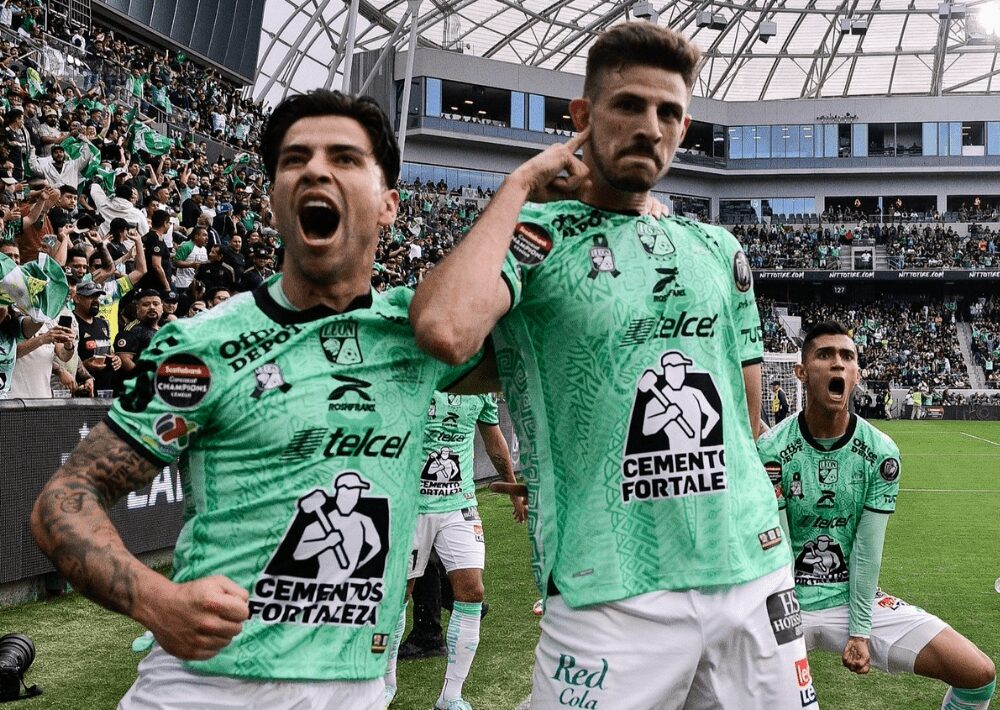 Club Leon comemora o primeiro gol em Los Angeles - Club Leon / Twitter