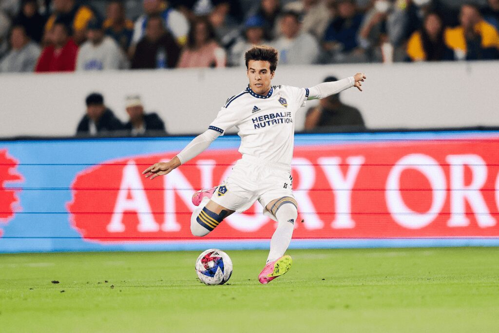 Riqui Puig pelo LA Galaxy (LA Galaxy / X)