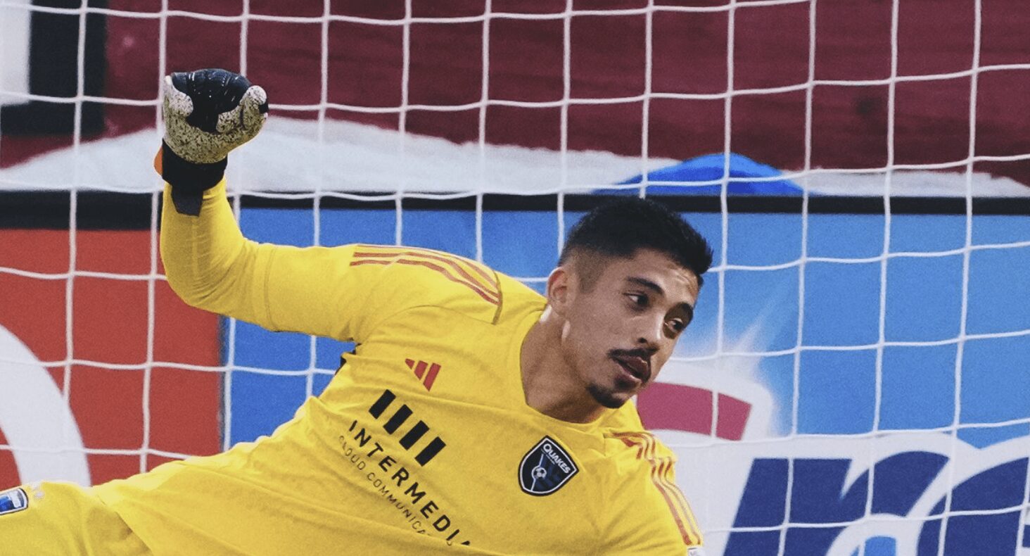 Goalkeeper Daniel San Jose Earthquakes