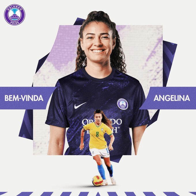 Angelina é anunciada pelo Orlando Pride e terá Marta como companheira de time