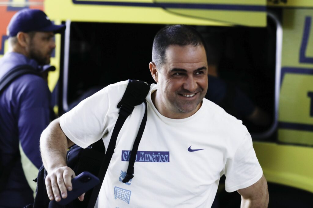 André Jardine chega com a delegação do Club America (Club America / X)