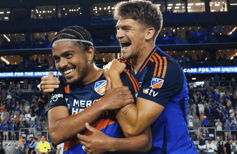 Evander celebra em Cincinnati pela Jornada 33 da MLS (FC CIncinnati / X)