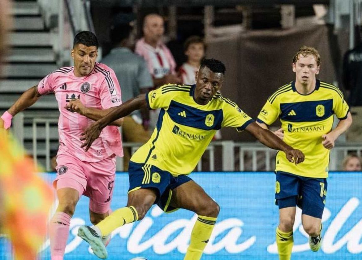 Luis Suárez contra o Nashville SC (Inter Miami / X)