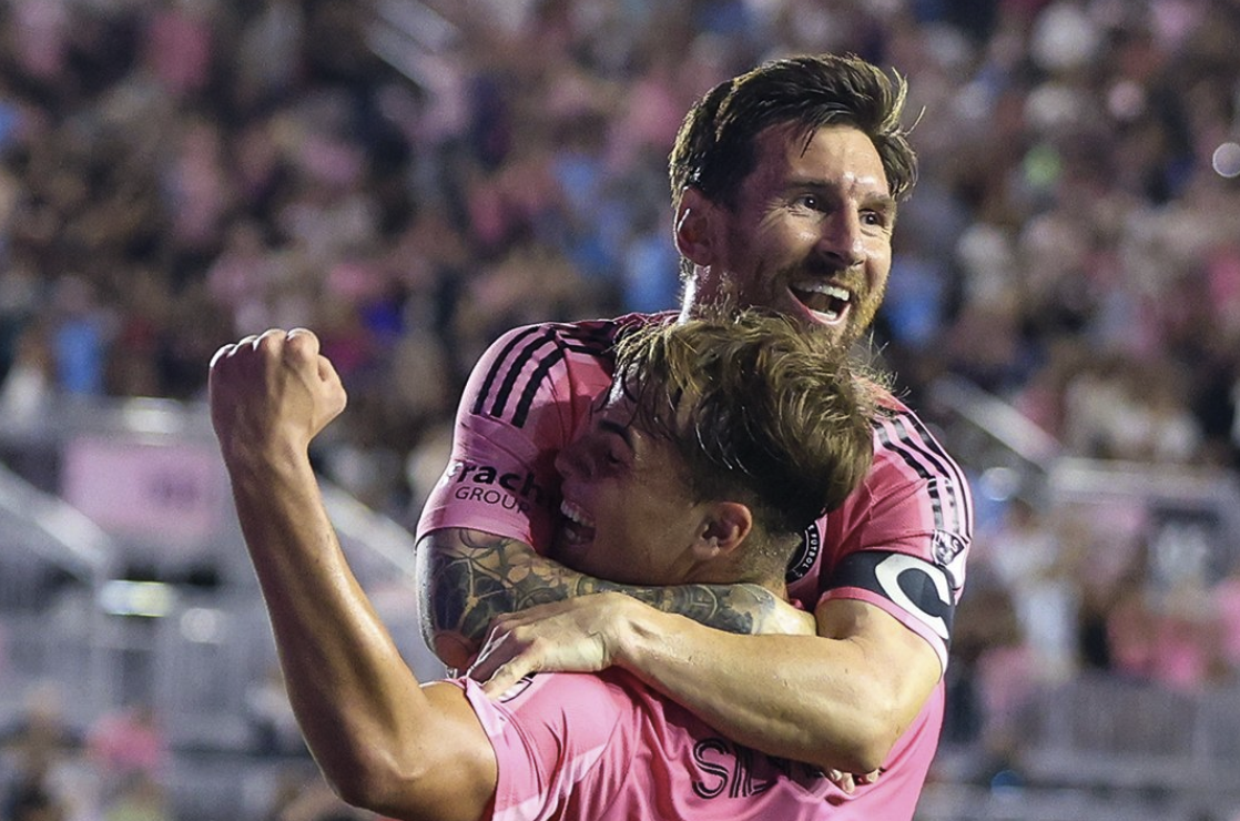 Lionel Messi celebra um de seus gols no jogo (Inter Miami / X)