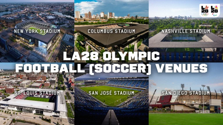 Futebol em Los Angeles 2028: sedes definidas, finais no Rose Bowl e marco histórico no torneio feminino