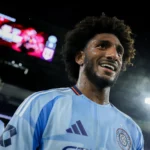 HARRISON, NOVA JÉRSIA - 29 DE ABRIL: Talles Magno #11 do New York City FC após uma vitória por 3-1 contra o Red Bull New York durante a Lamar Hunt U.S. Open Cup de 2026 na Lamar Hunt U.S. Open Cup de 2026 no Sports Illustrated Stadium em 29 de abril de 2026 em Harrison, Nova Jérsei. (Foto por Dustin Satloff/Getty Images)